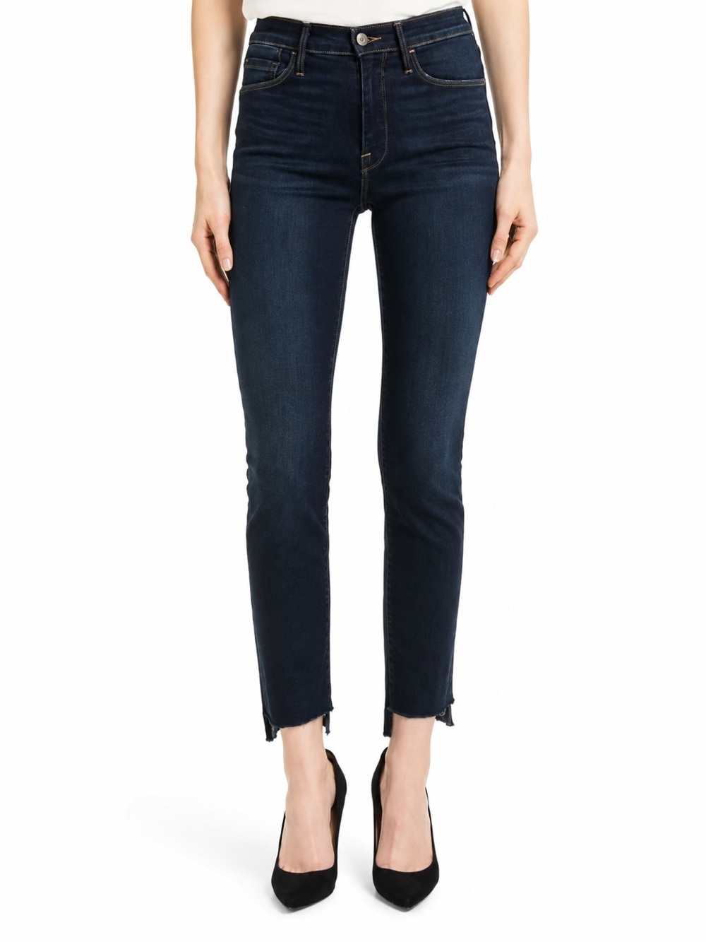 Frame Le High Straight in Cabana - Size 26